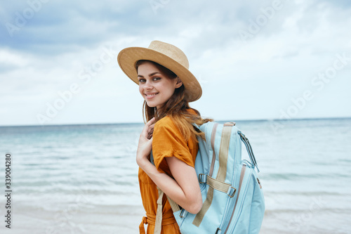 young woman in hat on the beach © SHOTPRIME STUDIO