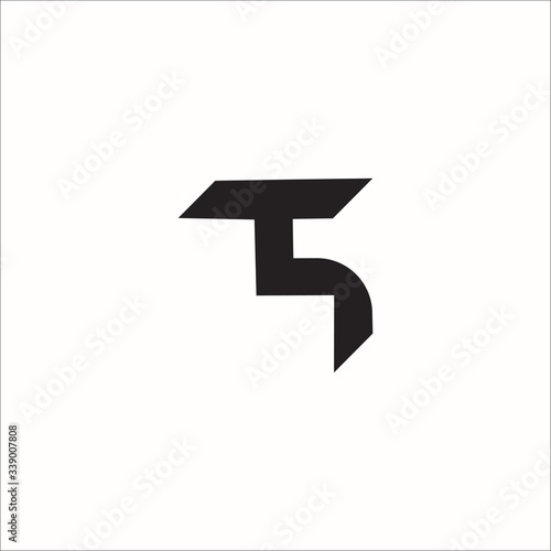TS letter logo template vector