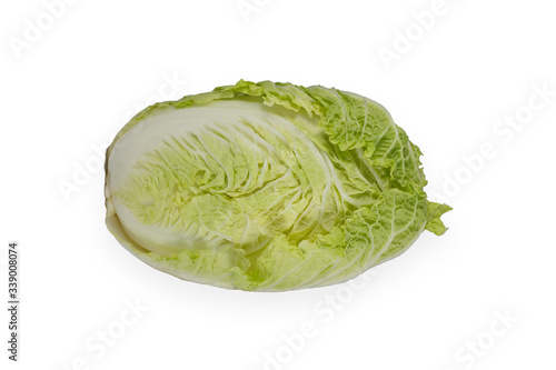 IsolatedChinese cabbage  on a white background © จิตรกร เนาเหนียว