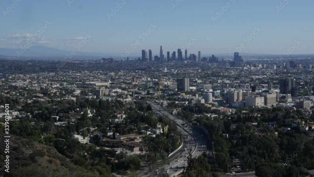Downtown Los Angeles time lapse in California USA shot in 4k high resolution Downtown Los Angeles time lapse in California USA shot in 4k high resolution