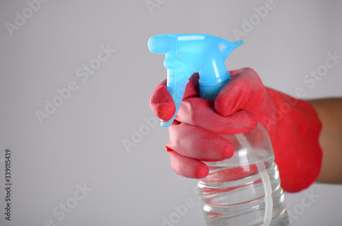 Cleaning and protecting spaces with chlorine