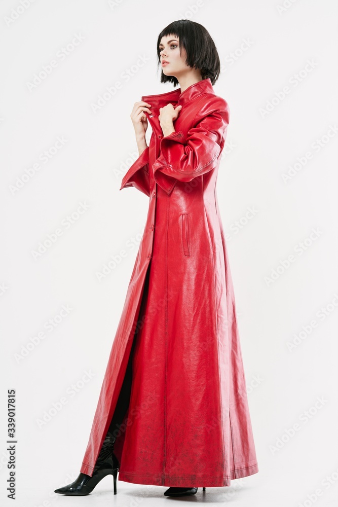 young woman in red dress young woman in red dress
