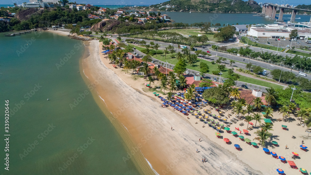  Curva da Jurema beach photographed in Vitoria, Espirito Santo. Picture made in 2018.
