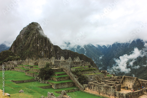 Wallpaper Mural 
landscape of the Andes mountain range with Machu Picchu Torontodigital.ca