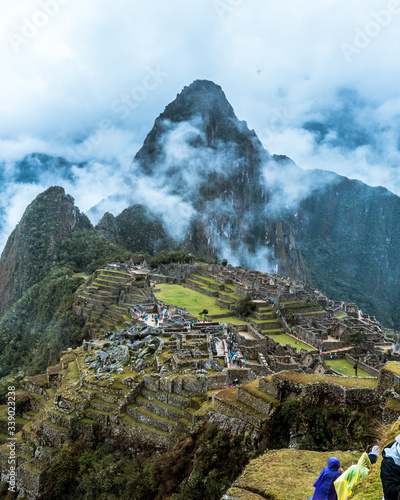 Inca City Machu Picchu in Peru 