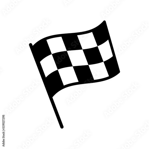 finish flag icon vector template photo