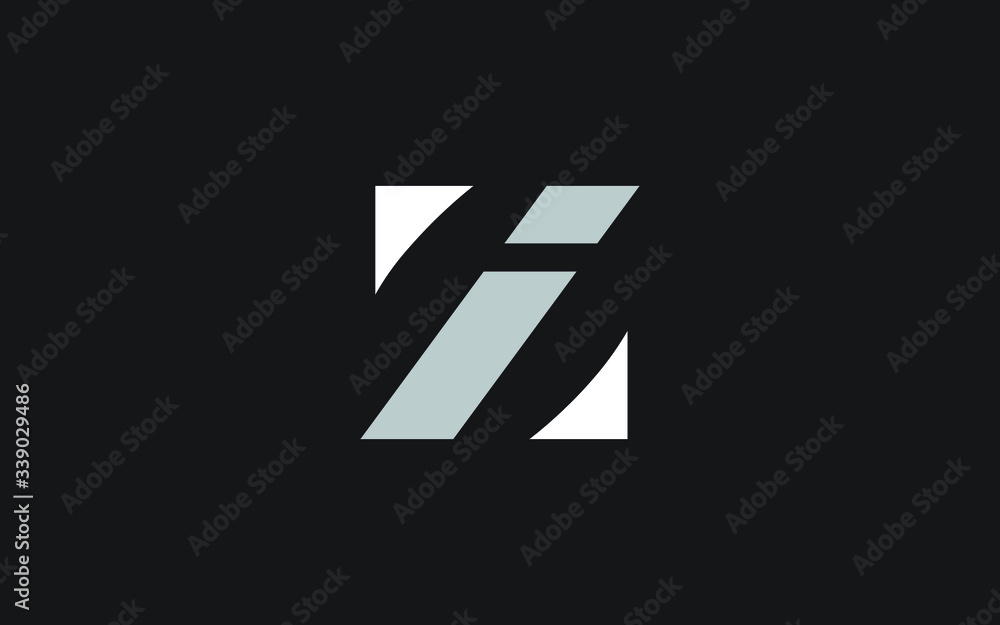 IZ or ZI and I or Z Uppercase Letter Initial Logo Design, Vector Template IZ or ZI and I or Z Uppercase Letter Initial Logo Design, Vector Template