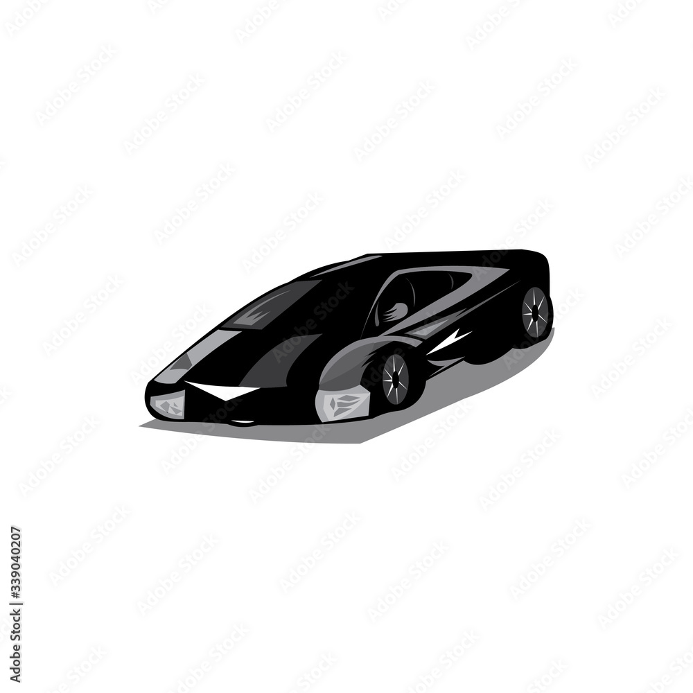 luxury car illustration of sport design vector luxury car illustration of sport design vector