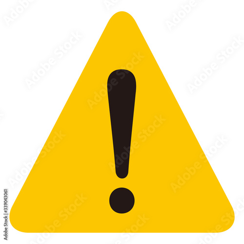 hazard sign icon vector triangle