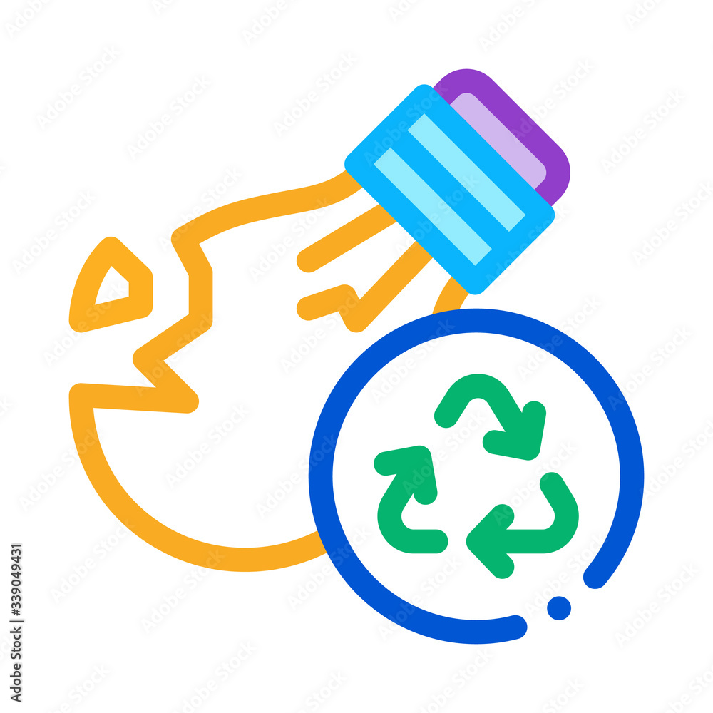 light industrial processing icon vector. light industrial processing sign. color symbol illustration