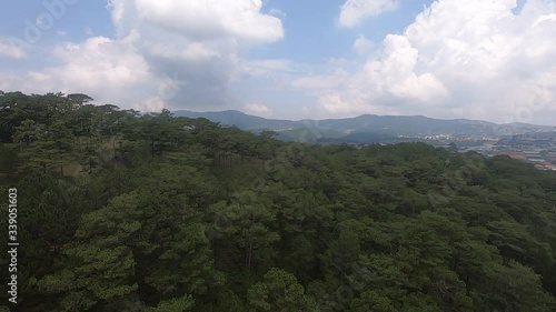 Wallpaper Mural clouds over the mountains Torontodigital.ca