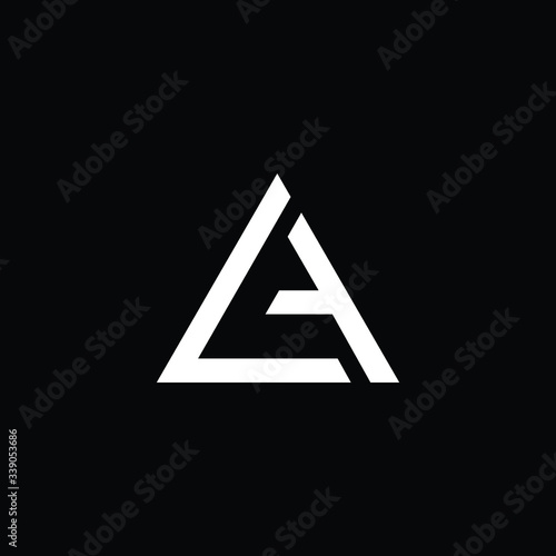 Free Download Minimal elegant monogram art logo. Outstanding professional trendy awesome artistic LA AL AH HA LH HL initial based Alphabet icon logo. Premium Business logo White color on black background - GFXLoad