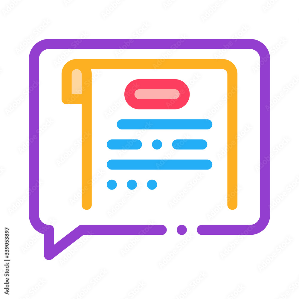thought of court sentence icon vector. thought of court sentence sign. color symbol illustration thought of court sentence icon vector. thought of court sentence sign. color symbol illustration
