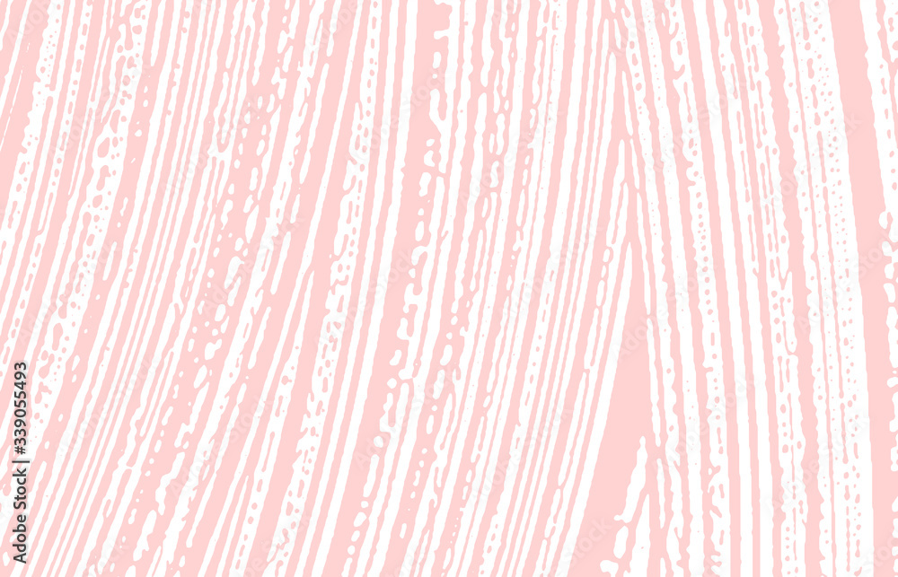 Grunge texture. Distress pink rough trace. Fetchin