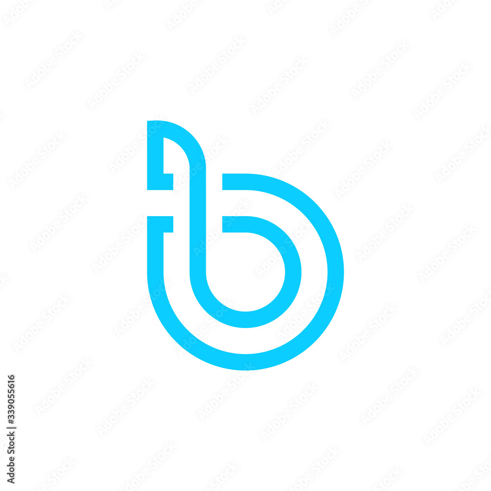 Letter B Logo Template Vector. Sets B monogram logo vector. B symbol vector Letter B Logo Template Vector. Sets B monogram logo vector. B symbol vector