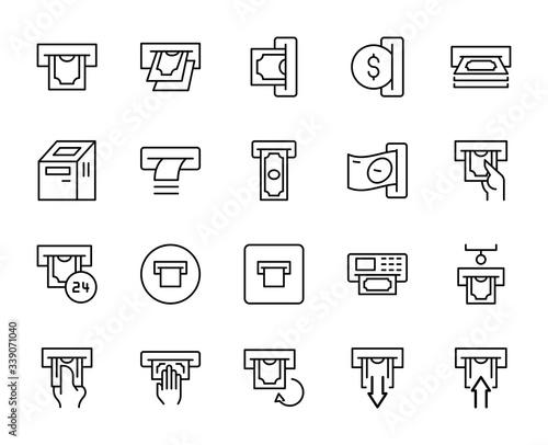 Finance line icon