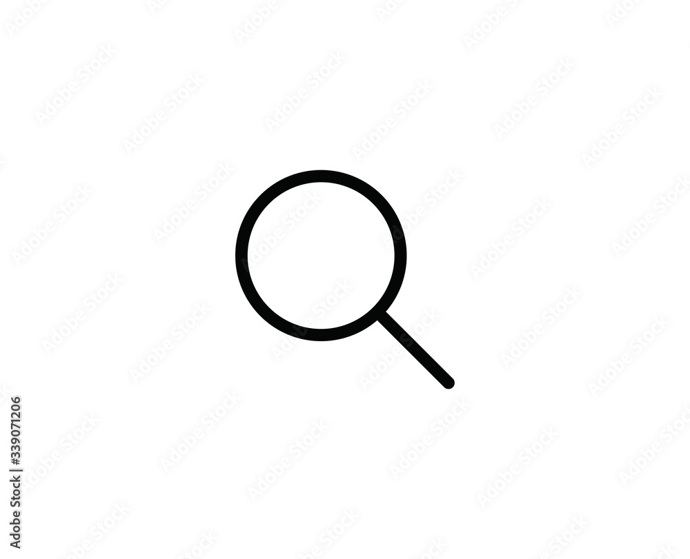 Magnifiger line icon Magnifiger line icon