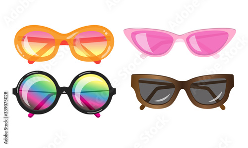 Different styles of sunglasses for men and women of various shapes