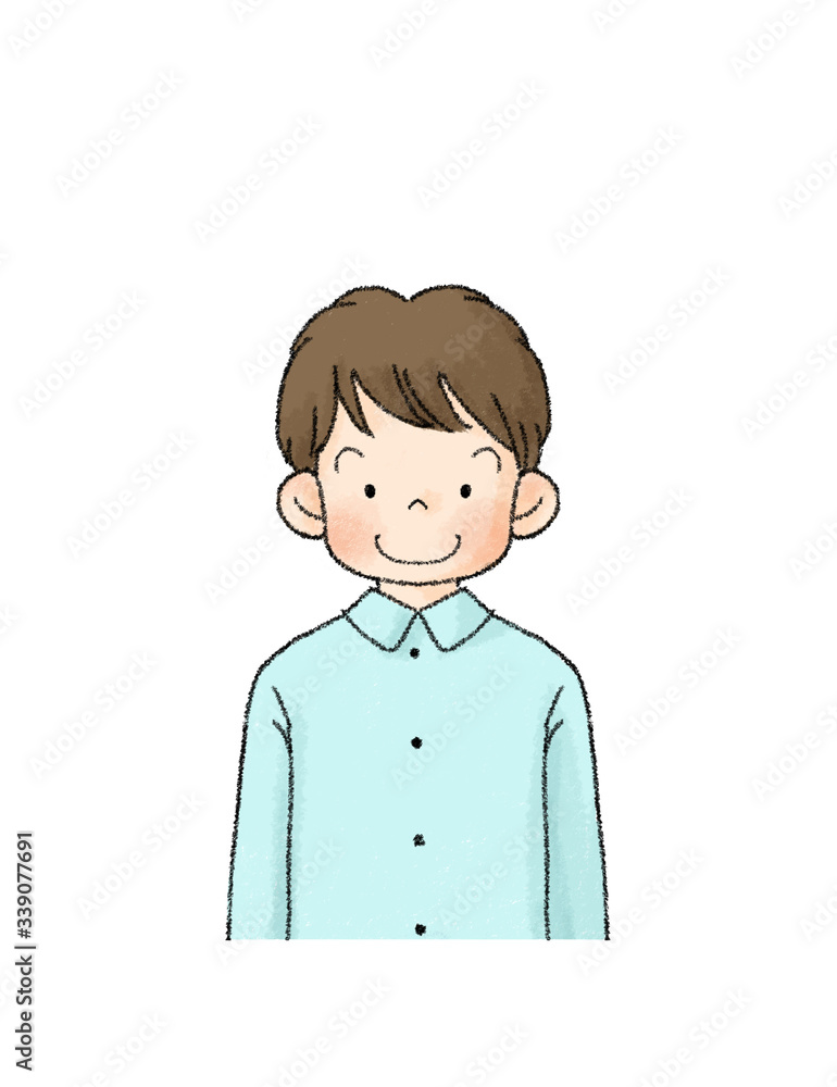 男の子 表情(笑顔) 男の子 表情(笑顔)