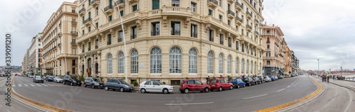 naples panoramic of the waterfront partenope street