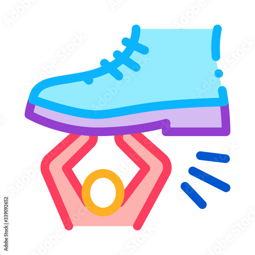 human suppression icon vector. human suppression sign. color symbol illustration