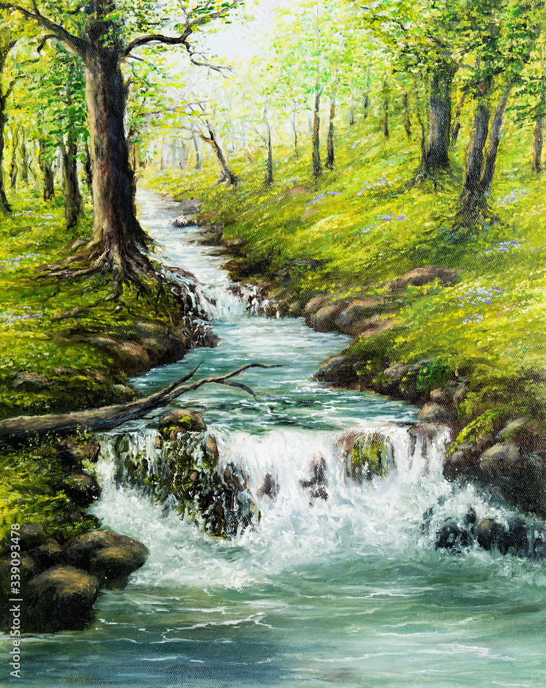 Obraz premium Spring forest