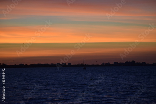 Coast line at sunrise  © LauraE