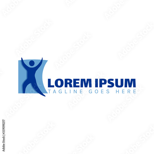 top joblisting job search logo design vector illustrations