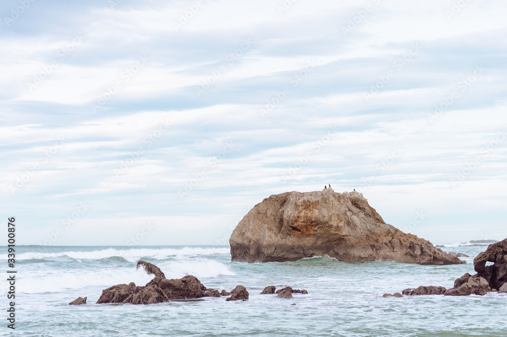 Fototapeta premium Paysage côte basque