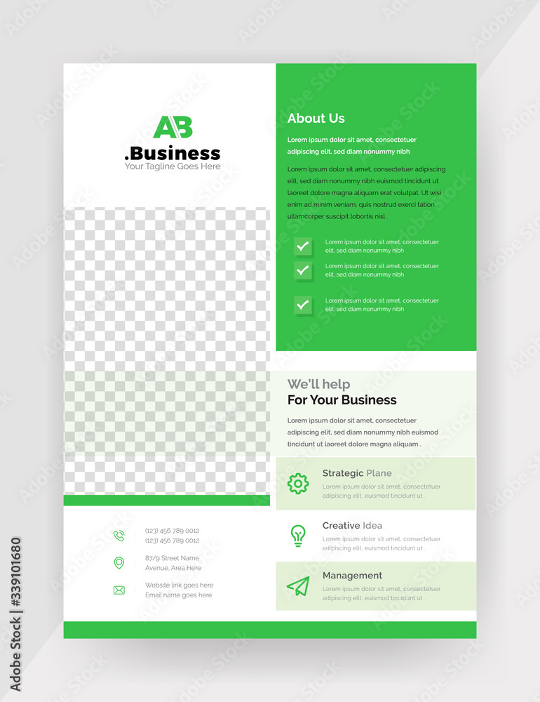 Unique Style & Creative shape Based Flyer Design Template Unique Style & Creative shape Based Flyer Design Template