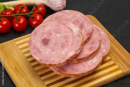 Natural ham made from pork