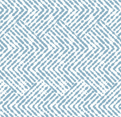 Acrylglasbilder Blau-weiße Muster Lineares Streifenmuster in Weiß Blau  © ELENA