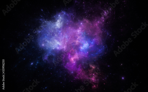 Star field background . Starry outer space background texture . Colorful Starry Night Sky Outer Space background. © kramynina