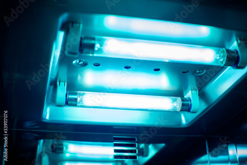 UV light sterilization photo