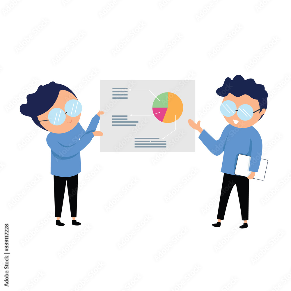 business man with laptop and present project. business man with laptop and present project.