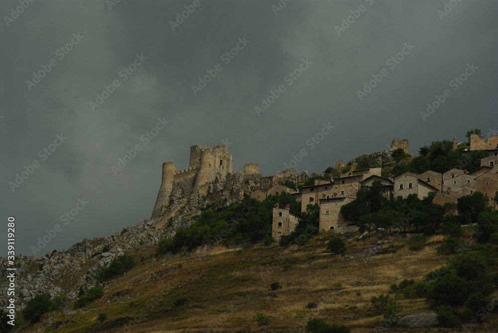 Calascio castle and its village Abruzzo, Italy Calascio castle and its village Abruzzo, Italy