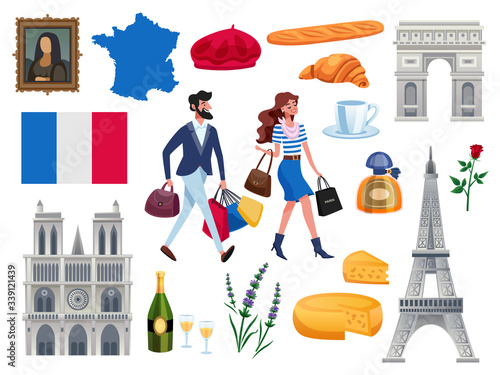 France Icons Set