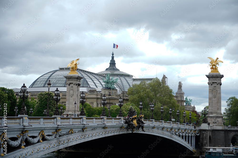 Bridge of Alexander I in Paris.