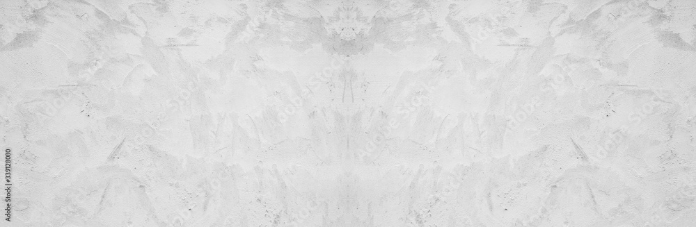 Fototapeta premium Old wall panorama texture cement dirty gray with black background abstract grey and silver color design are light with white background.