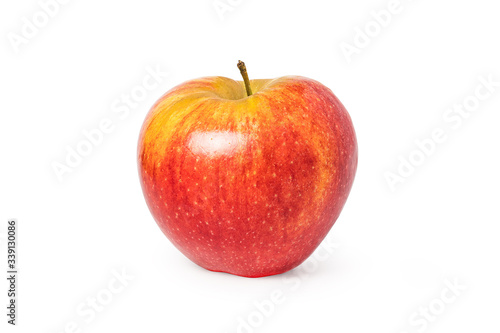 red apple isolated include clipping path on white background.stack photo