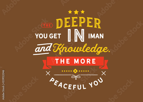 Go Deeper in Faith and Knowledge: Key to Inner Peace (Peaceful You)