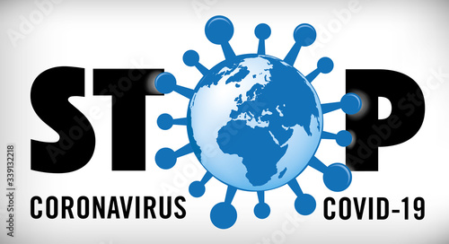 Stop coronavirus, world pandemic concept