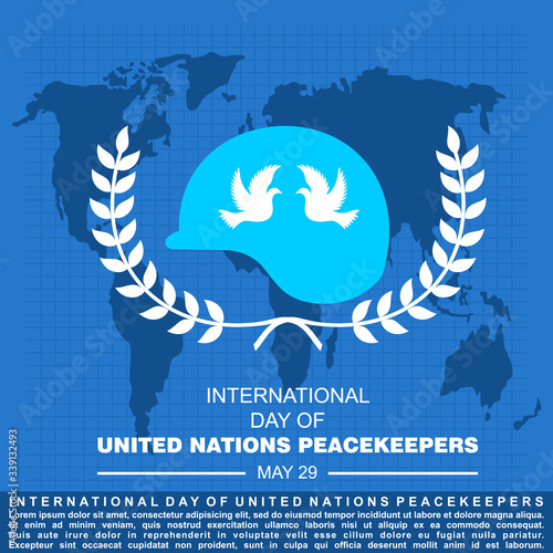 INTERNATIONAL DAY OF UNITED NATIONS PEACEKEEPERS, POSTER AND BANNEER