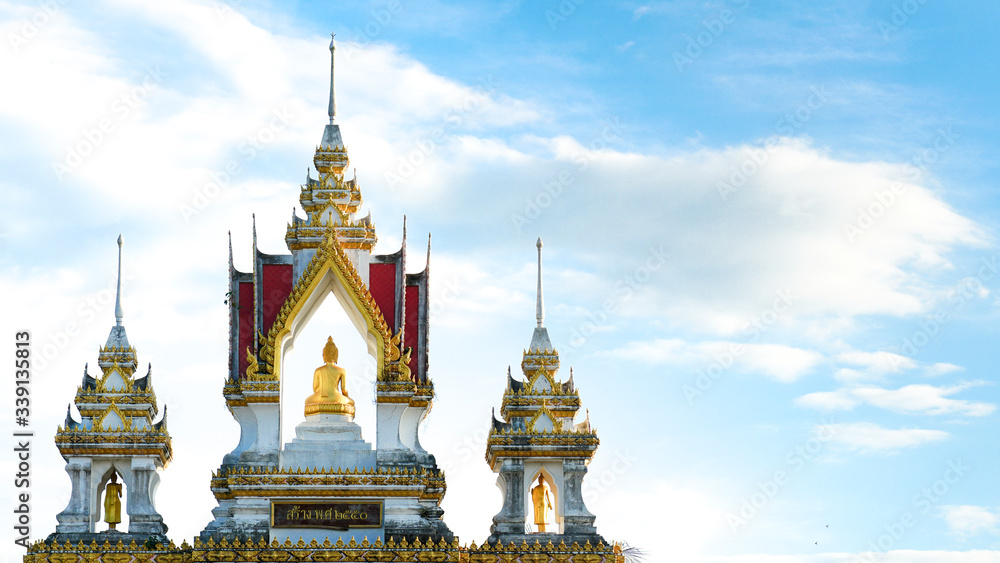 Wat Chai Sri (Chai Sri temple) in Khon Kaen,  Thailand.