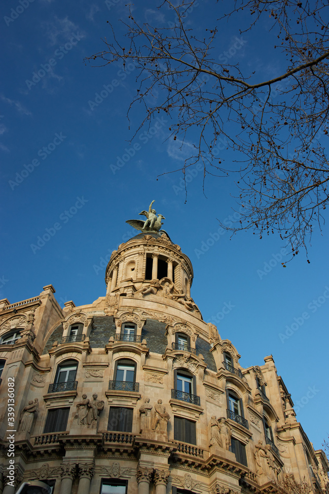 The city of Barcelona, Spain