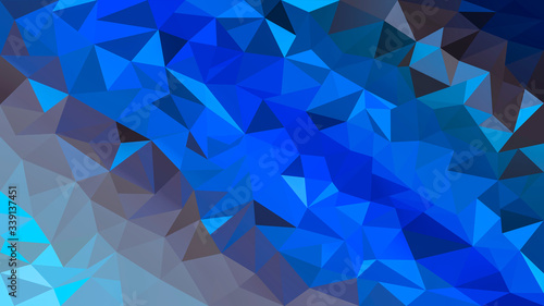Abstract modern blue triangle background