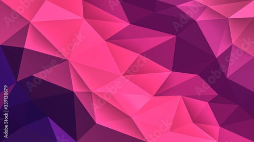 Modern low poly structure background with royal soft colors