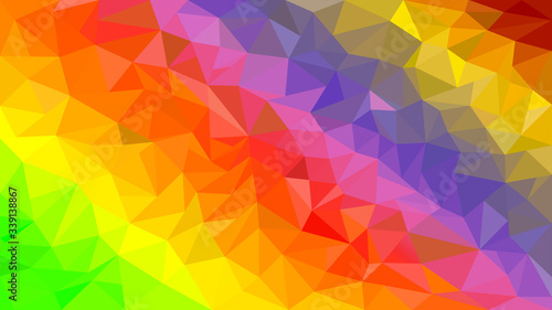 Abstract colorful background with modern triangles