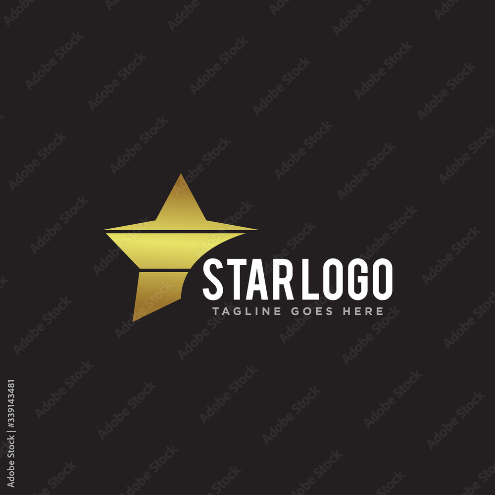 Obraz premium Star Logo Icon Design Vector