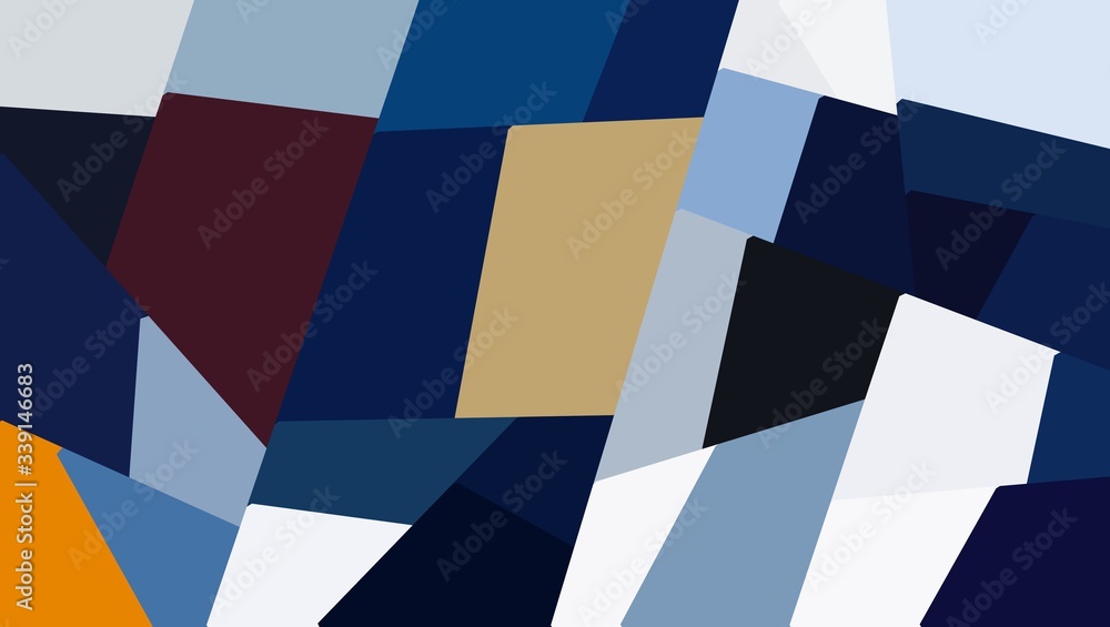 Fototapeta premium Abstract Colorful Geometrical Artwork,Abstract Graphical Art Background Texture,Modern Conceptual Art.3D Rendering